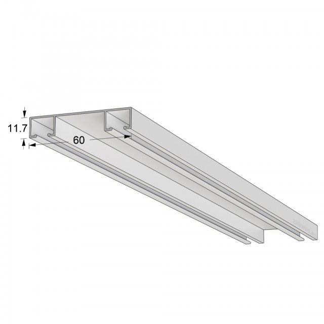DOUBLE WHITE RAIL 60